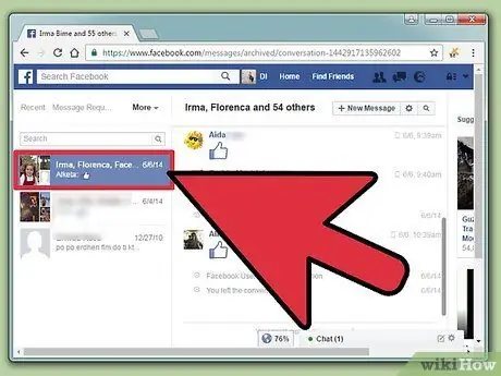 ลบข้อความที่เก็บถาวรบน Facebook ขั้นตอนที่ 16