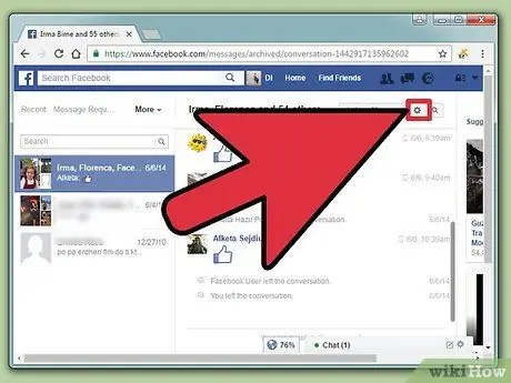 Xóa tin nhắn đã lưu trữ trên Facebook Bước 17