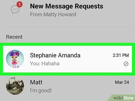 Maghanap ng Lokasyon ng Kaibigan sa Facebook Messenger sa Android Hakbang 2