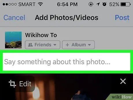 อัปโหลดรูปภาพไปยัง Facebook ขั้นตอนที่ 6