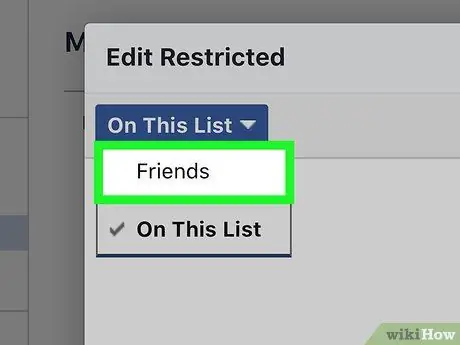 Muokkaa rajoitettujen ystävien luetteloa Facebookissa iPhonessa tai iPadissa Vaihe 10
