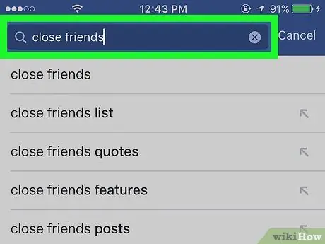 قم بتحرير Close Friends على Facebook على iPhone أو iPad الخطوة 11