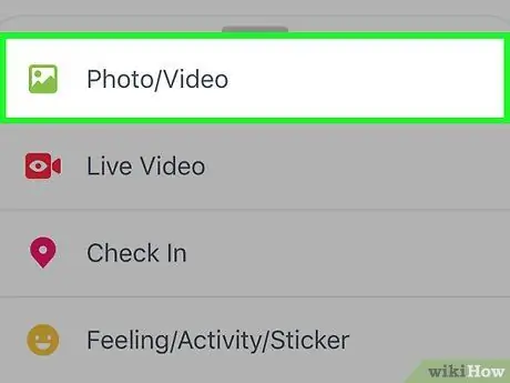 Upload a Video on Facebook Step 2