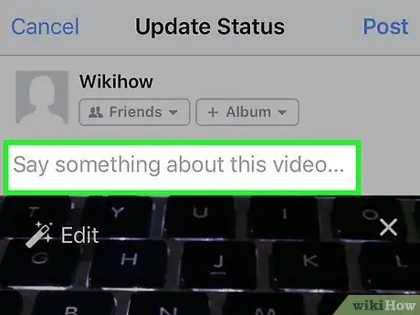 Mag-upload ng isang Video sa Facebook Hakbang 5