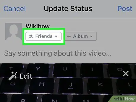 Mag-upload ng isang Video sa Facebook Hakbang 6