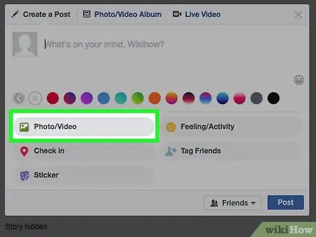 Mag-upload ng isang Video sa Facebook Hakbang 9