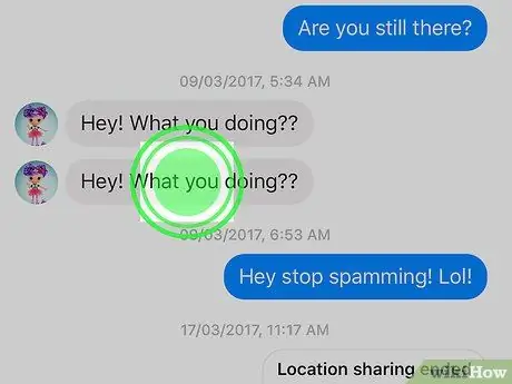 Tanggalin ang Mga Mensahe sa Facebook Messenger Hakbang 3