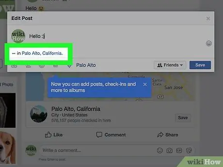 Alisin ang isang Lokasyon mula sa Iyong Mapa sa Timeline ng Facebook Hakbang 6