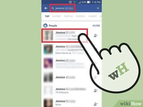 Facebook'ta Arkadaşlık İsteği Gönder 3. Adım