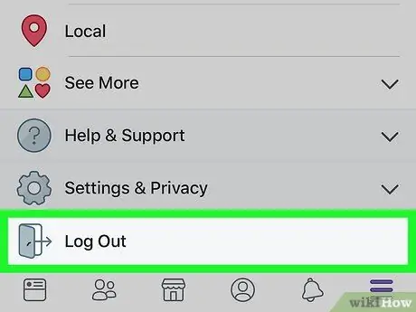 Logige Facebookist välja. 4. samm