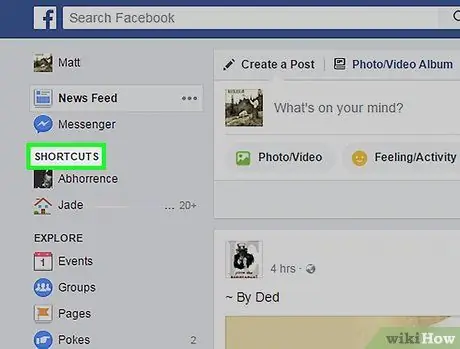 Edit Your Facebook Shortcuts Step 3