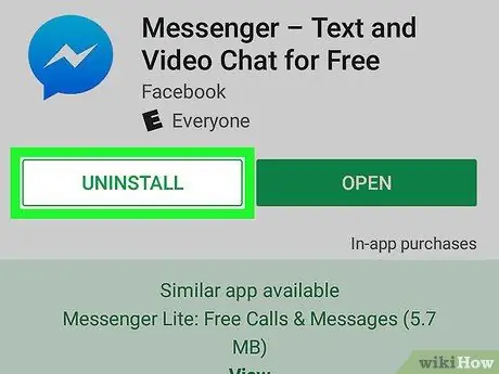 Verwijder Facebook Messenger Stap 15