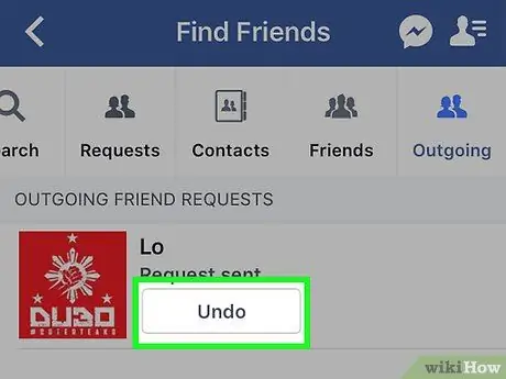 Ghairi Ombi la Rafiki kwenye Facebook Hatua ya 10