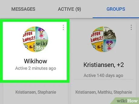 Usuń grupę na Facebook Messenger Krok 15