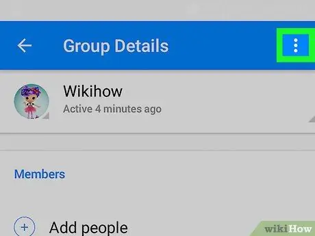 Eliminar un grupo en Facebook Messenger Paso 20