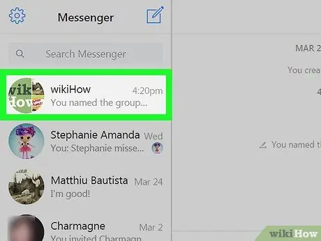 Eliminar un grupo en Facebook Messenger Paso 23