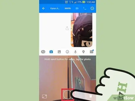 Envoyer des photos et des vidéos avec Facebook Messenger Étape 3