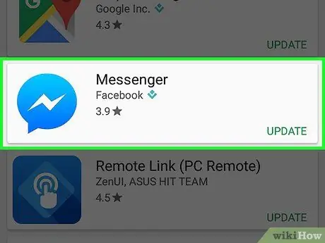 Update Facebook Messenger Stap 11