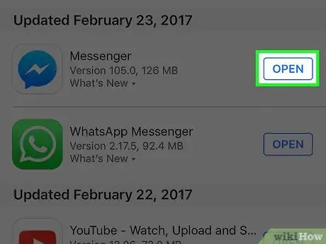 Posodobite Facebook Messenger 5. korak