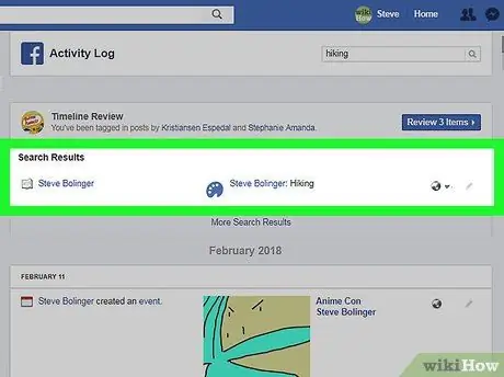 Cari Catatan Lama di Facebook Langkah 13