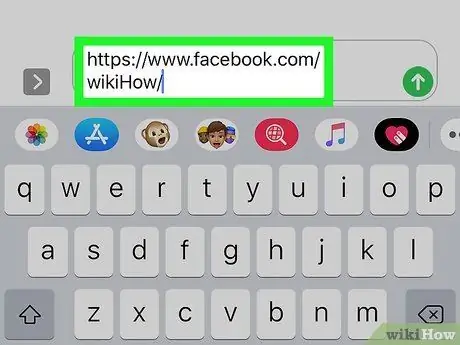 Trova un URL di Facebook su iPhone o iPad Passaggio 22