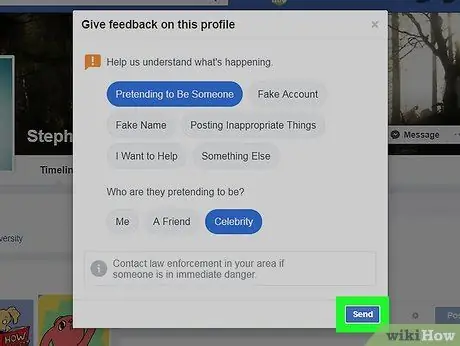 Báo cáo ai đó trên Facebook Bước 15