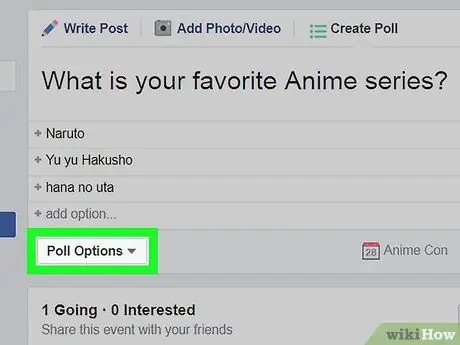 Vytvořte hlasování na události na Facebooku na PC nebo Mac Krok 8
