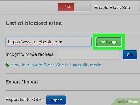 Blocca Facebook su Chrome Passaggio 8