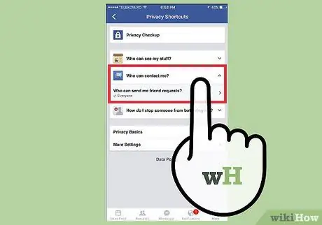 Kontrollieren Sie, wer Ihnen Nachrichten auf Facebook senden kann Schritt 13