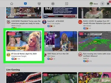 Ver transmisiones de video en vivo de Facebook Paso 10