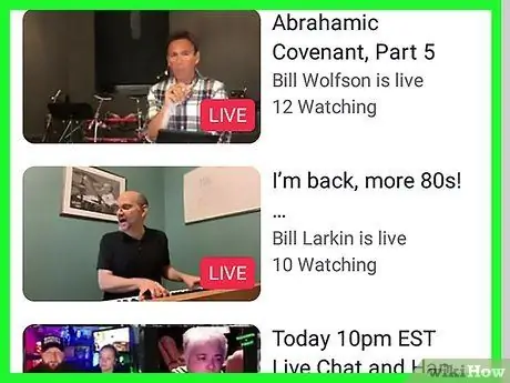 Guarda le trasmissioni video in diretta di Facebook Passaggio 5