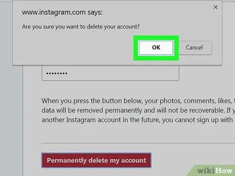 Delete an Instagram Account Step 23