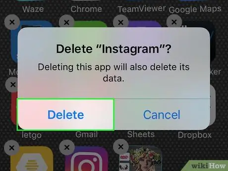 Odstráňte svoj účet Instagram na zariadení iPhone Krok 18