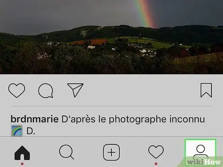 IPhone дээрх Instagram дансаа устгах 2 -р алхам