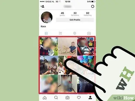 Eliminar fotos de Instagram Paso 3