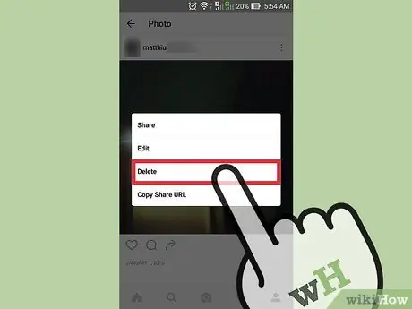 Padamkan Catatan Instagram Langkah 6