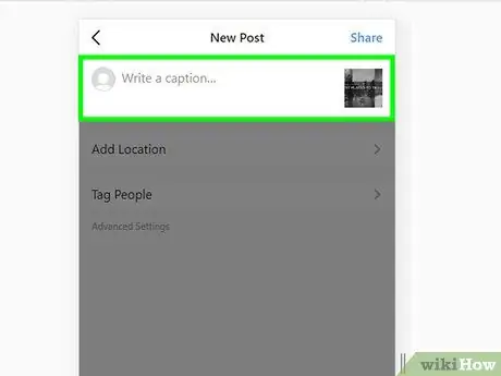 Postitage oma arvutisse Instagrami pilte 12. samm