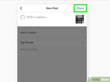 Postitage oma arvutisse Instagrami pilte 13. samm