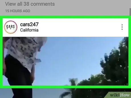 Preuzmite video zapise na Instagramu na Android -u Korak 3