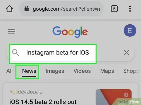 Instagram बीटा टेस्टर बनें चरण 2