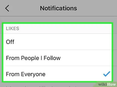 Включете или изключете известията в Instagram Стъпка 19