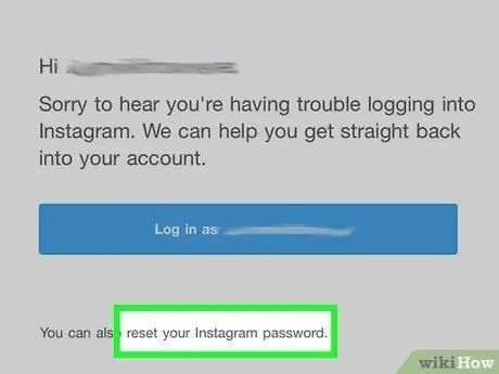 أعد تعيين كلمة مرور Instagram الخاصة بك الخطوة 13