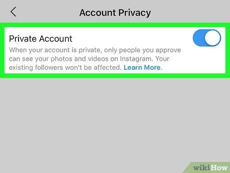 Amaga les publicacions d’Instagram de certs seguidors Pas 23