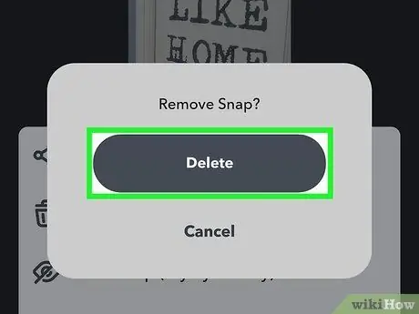 Supprimer un Snap sur Snapchat Étape 15