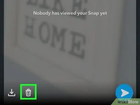 Ștergeți un Snap pe Snapchat Pasul 21