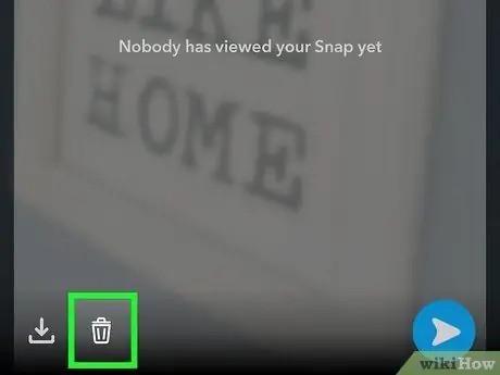 Delete a Snap on Snapchat Step 9