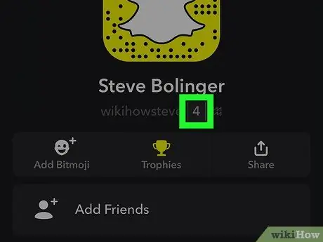 Увеличете бързата си оценка на Snapchat Стъпка 1