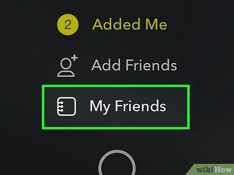 Ascundeți prietenii pe Snapchat Pasul 3