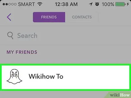 Itago ang Mga Kaibigan sa Snapchat Hakbang 4