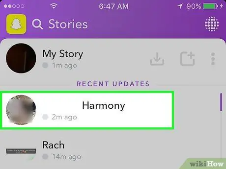 บันทึกเรื่องราวใน Snapchat ขั้นตอนที่ 13